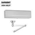 Sargent 1431 Series Surface Mechanical Closer Heavy Duty Parallel Arm with Compression Stop Sprayed Aluminum SRG-1431-CPS-EN